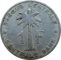 5910. Ruanda-Urundi ( Kongo Belgijskie ) 1 Frank 1957