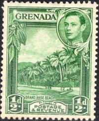 kol.bryt.Grenada KGVI 1/2 d.czysty *