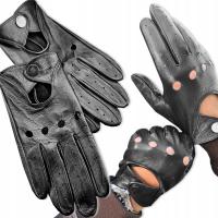 Cottonik rękawiczki pięciopalczaste skóra naturalna - mężczyzna