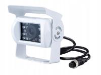 Biała kamera cofania 18 IR AHD 1080P BUS KAMPER
