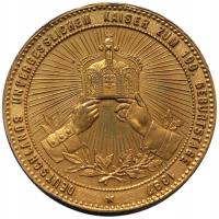 45172. Prusy - 1897r. - token/medal (9,62g/28mm)