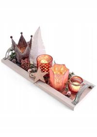 hxk DEKORACYJNA TACA 6 CZĘŚCI 45/20