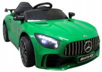 Samochodzik MERCEDES AMG GTR-S na akumulator dla dzieci w kolorze zielonym