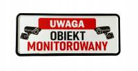 Tabliczka „OBIEKT MONITOROWANY”| MAŁA