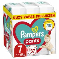 PAMPERS PANTS 7 размер детские подгузники 17-25 кг мини запас 37ШТ