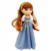 Lalka Sophia WYJĄTKOWE OCZY - WIELKA GALA ELEGANCKA LALKA