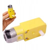 Silnik z Przekładnią 1:220 TT DC 3-6V Prosty do Robota i Projektów DIY