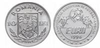 Rumunia 10 lei Mś.Europy w Piłce Nożnej 1996 rok.