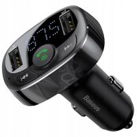 BASEUS FM-передатчик Bluetooth автомобильное зарядное устройство MP3 2x USB SD/ TF 3.4 A