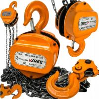 Лебедка цепная лебедка мастерская ручная лебедка 3T тонны 3M