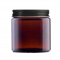 120 ml + słoik szklany brązowy 58/R3 odporne UV aluminiowa nakrętka czarna