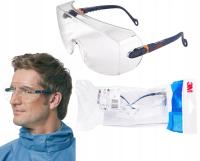 3M 2800 защитные очки, надеваемые на очки по рецепту, бесцветные легкие