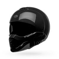 Модульный шлем BELL BROOZER SOLID GLOSS Black черный глянец размер XL