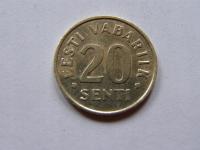 ESTONIA 20 SENTI 1992 ROK !!!!!!!!!!!!!!!!!!! 1539