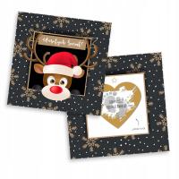 Kartka zdrapka - zostaniesz babcią renifer nowina rodzę w 2026