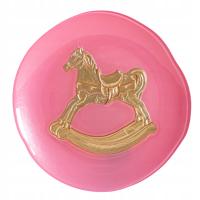 Talerz FAROS deserowy z koniem na biegunach 21 cm HOMLA