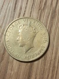 One Penny Jamaica 1937 George VI