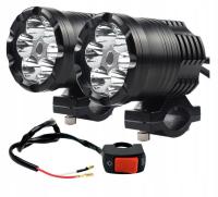 HALOGENY LED ALUMINIOWE UNIWERSALNE CZARNE 36W LED High Power Cree MOCNE!