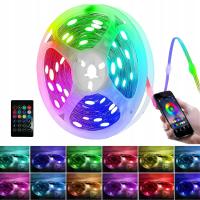 INTELIGENTNE LAMPKI CHOINKOWE 200 LED RGB 20M STEROWANIE TELEFONEM PILOT