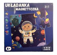 Układanka magnetyczna 3w1 Kosmos 4+ puzzle - DK