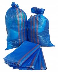 WOREK WORKI NA ZBOŻE GRUZ WĘGIEL 65x105 50KG OBSZYTE MOCNE 30 SZTUK