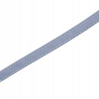 PASEK Z EKOSKÓRY PRZESZYTY 10 mm - NIEBIESKI JEANS