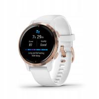Smartwatch Garmin Venu 2S GPS Pay AMOLED 1,1'' 5ATM Różowo-złoty Biały