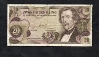 Банкнота Австрия -- 20 Шиллинг (Шиллинг ) -- 1967 год