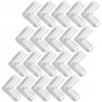 20X SILIKONOWE ZABEZPIECZNIA OSŁONKI DO NAROŻNIKÓW MEBLI NAKŁADKI ZESTAW