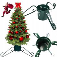 STABILNY STOJAK CHOINKOWY POD CHOINKĘ 220cm METALOWY POJEMNIK NA WODĘ 1,2L