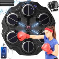 DZIECKO MASZYNA DO BOKSU MUZYCZNEGO 3 TRYBÓW 3 PRĘDKOŚCI BLUETOOTH RĘKAWICE