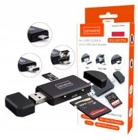 Czytnik kart pamięci Zenwire adapter smartfonów USB typ C micro USB