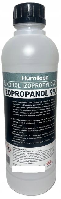 Alkohol izopropylowy 99,9%, Odtłuszczacz, do czyszczenia, dezynfekcji 1L