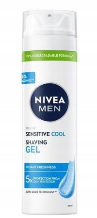 NIVEA MEN SENSITIVE COOL, ŻEL DO GOLENIA, 200 ml