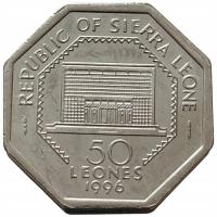 47289. Sierra Leone - 50 leone - 1996r.