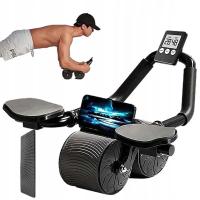 AUTOMATYCZNY ROLLER BRZUSZNY 2W1 Z HAMULCEM STABILNY ĆWICZENIA MIĘŚNI