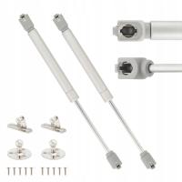 2 x MOCNY PODNOŚNIK GAZOWY SIŁOWNIK DO FRONTÓW - 120N + WKRĘTY + AKCESORIA