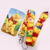 Etui na kartę / identyfikator, smycz / Bajkowy świat szczęśliwy Kubuś