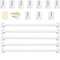 PRĘT DO ZAZDROSTEK MINI KARNISZ TELESKOPOWY BEZ WIERCENIA 70-120 CM 5SZT