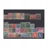 Pakiet Belgia 31 znaczków kasowane na czarnej karcie transportowej [58]