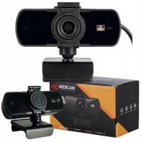 Kamera internetowa 2K 1440P USB mikrofon pokrywa kamerka stream webcam