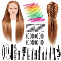 GŁÓWKA głowa treningowa fryzjerska Włos Statyw Głowa do Czesania