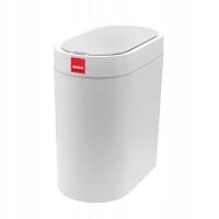 SensioHome 5L kosz na śmieci z czujnikiem ruchu szaro biały