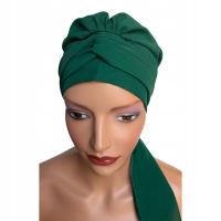 Женский тюрбан Ayliz зеленый шарф весной и летом также после химиотерапии