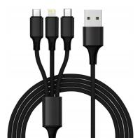 Kabel Przewód do Ładowania Kabel USB - USB typ C / microUSB / Lightning