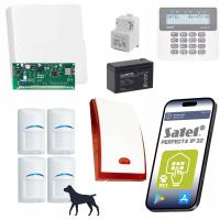ZESTAW ALARMOWY SATEL PERFECTA IP LAN APLIKACJA 4 x CZUJNIK BOSCH PET 20 kg
