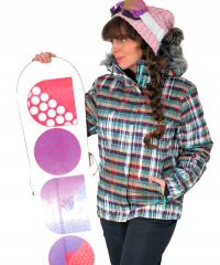 Куртка на талию для катания на лыжах / сноуборде с мембраной последние штуки r. M