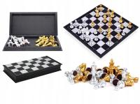 Большие магнитные шахматы элегантная шахматная доска золотые шахматные фигуры 25x25 см