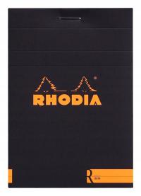 Blok Rhodia Le R N°12 8,5x12 cm, linie, czarny