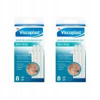 Viscoplast Steri-Strip paski do zamykania ran, białe, 2 rozmiary, 16 sztuk